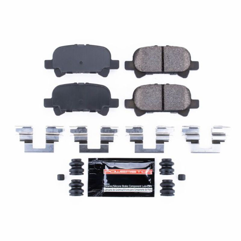 PowerStop z23-828 | Power Stop 00-07 Toyota Avalon Rear Z23 Evolution Sport Brake Pads w/Hardware; 2000-2007