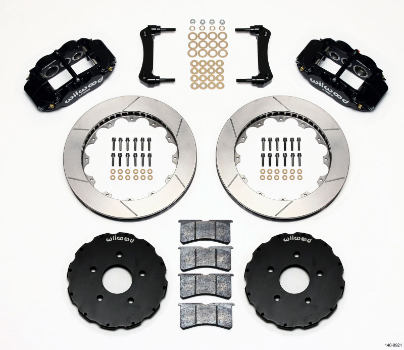 Wilwood 140-8921 | Narrow Superlite 6R Front Hat Kit 13.06in 2005-up Corvette C6; 2005-2021