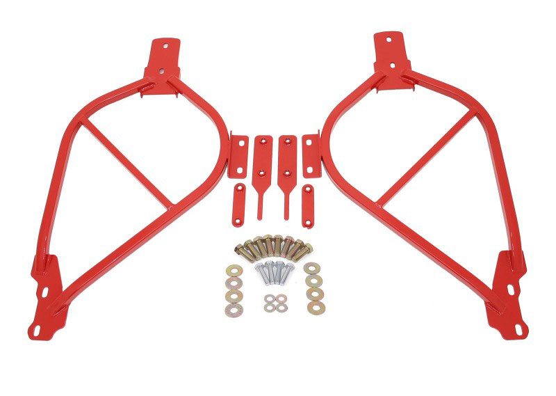 BMR Suspension SFC013R | BMR Pontiac G8 Sub Frame Connectors Red; 2008-2009