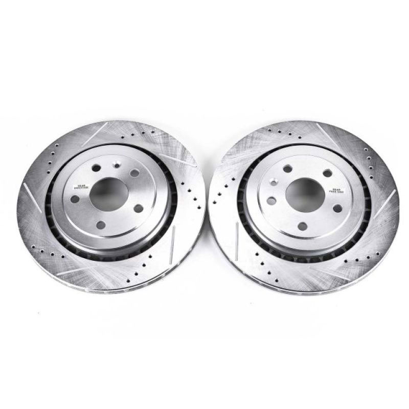 PowerStop ar82184xpr | Power Stop 16-18 Cadillac ATS Rear Evolution Drilled & Slotted Rotors - Pair; 2016-2018