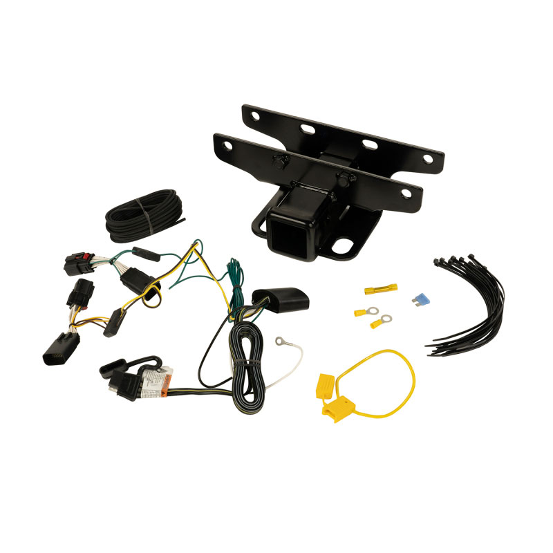 Rugged Ridge 11580.57 | Receiver Hitch Kit w/ Wiring Harness 18-20 Jeep Wrangler JL; 2018-2024