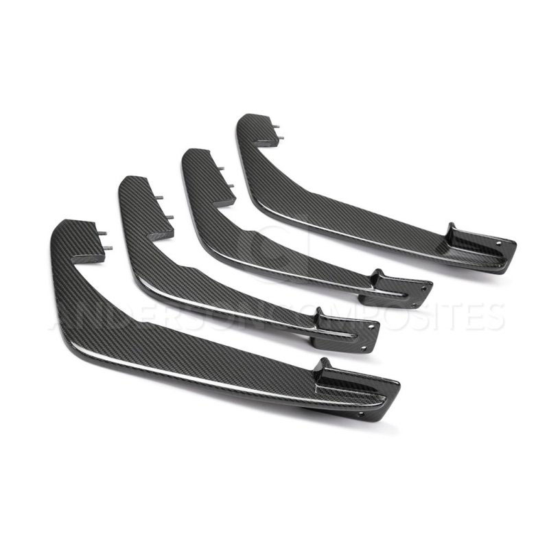 Anderson Composites ac-rdf20chc8 | 20-21 Chevrolet Corvette C8 Stingray Carbon Fiber Rear Diffuser Fins (Set of 4); 2020-2024