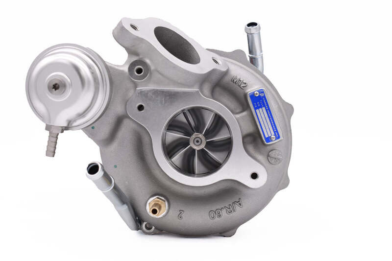 Forced Performance 2025275 | 2015+ Subaru WRX FA20 Blu BB Turbo 58mm CH10CM Turbine Hsg Internal WG w/Oil Line; 2015-2024