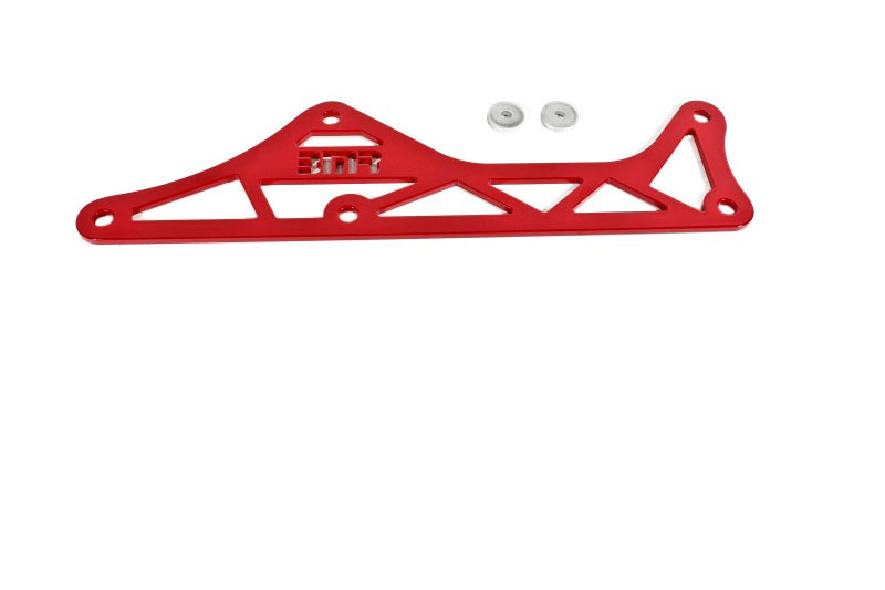 BMR Suspension DTB006R | BMR Camaro Driveshaft Tunnel Brace Aluminum Red; 2016-2024