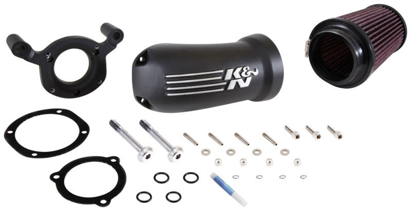 K&N Engineering 571134 | K&N 08-17 Harley Davidson Touring Models Performance Air Intake System