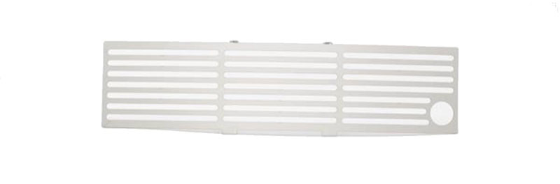 Putco 86182fp | 11-14 Ford F-150 EcoBoost Bumper Grille Inserts - SS - Bar Design - w/ Heater Plug Opening; 2011-2014