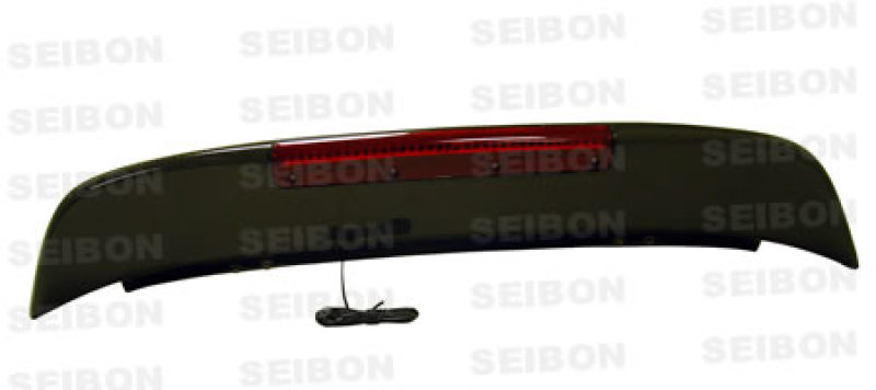 Seibon RS9295HDCVHB-SP-L | Carbon Fiber Sp Style Rear Spoiler W/Led Honda Civic Hb; 1992-1995