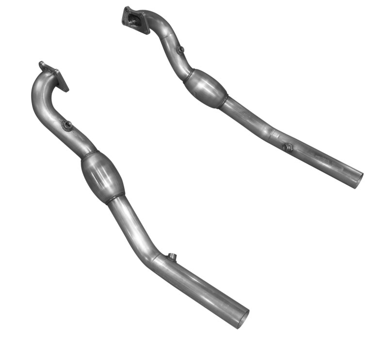 American Racing Headers CAV6-12212212DPWC | CAMARO V6 2.5IN DOWN PIPES WITH CATS; 2012-2015