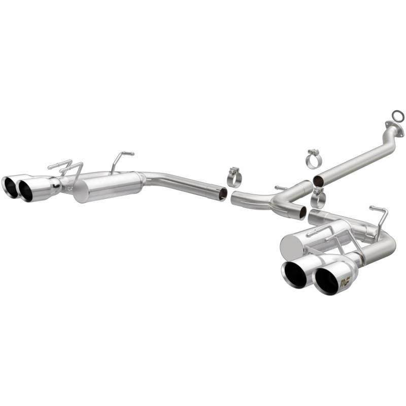 Magnaflow 19494 | MagnaFlow 18-19 Toyota Camry XSE 2.5L Street Series Cat-Back Exhaust w/4in Polished Quad Tips; 2018-2019