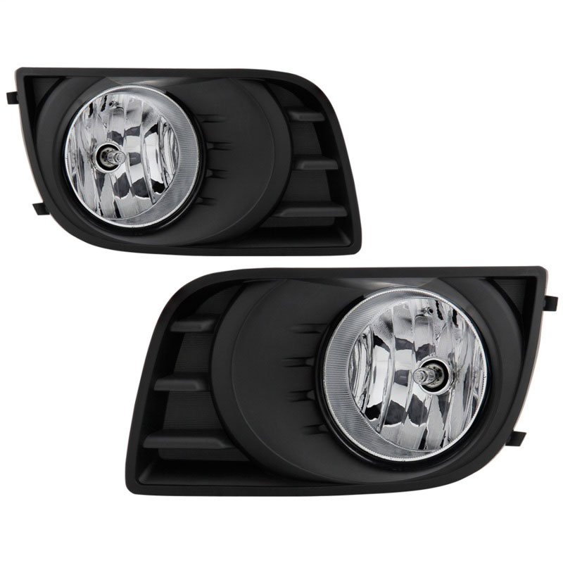 SPYDER 5087133 | Spyder Toyota Sequoia 08-16 OEM Style Fog Lights w/OEM Fit Switch - Fog Bulbs-4145(Included) - Clear; 2008-2016