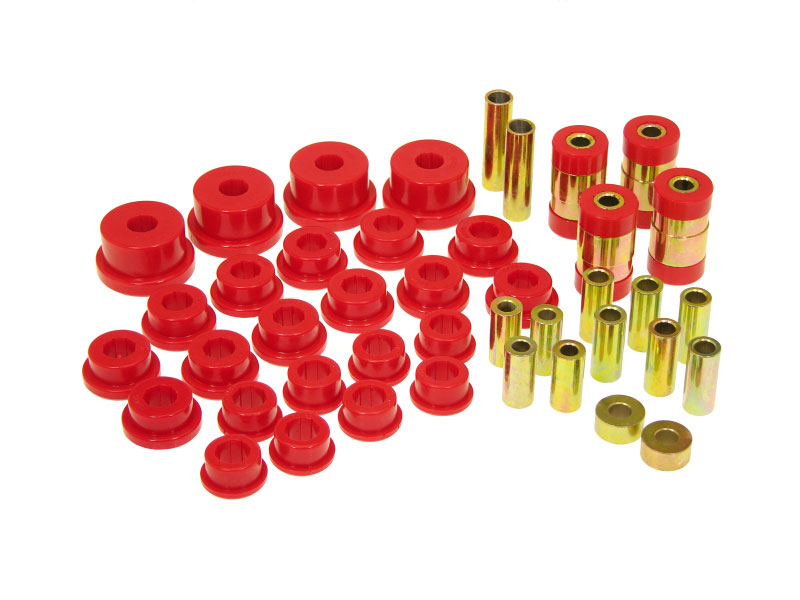 Prothane 13-301 | 95-99 Mitsubishi Eclipse Rear Upper/Lower Control Arm Bushings - Red; 1995-1999