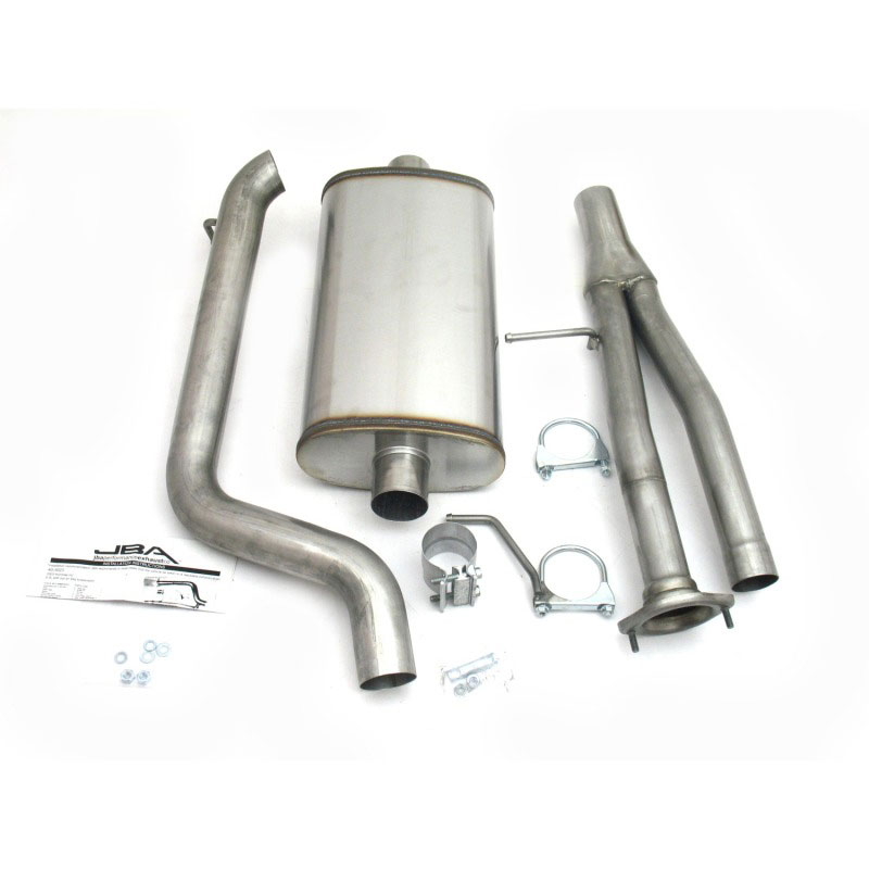 JBA 40-3023 | 03-06 Hummer H2 6.0L 409SS Single Rear Exit Cat-Back Exhaust; 2003-2006