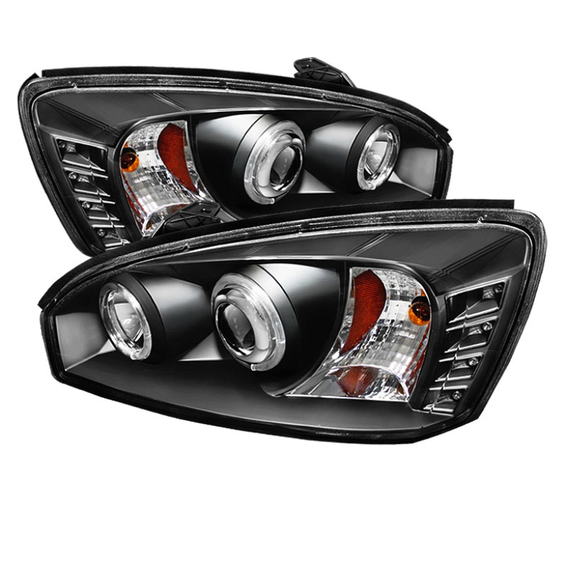 SPYDER 5042675 | Spyder Chevrolet Malibu Halo Projector Headlights - Black - (PRO-YD-CM04-HL-BK); 2004-2007