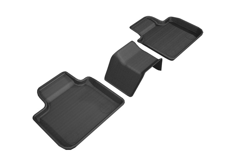 3D Maxpider l1bm09121509 | 3D MAXpider 2018-2019 BMW 6 Series Gran Turismo Kagu 2nd Row Floormats - Black; 2018-2022