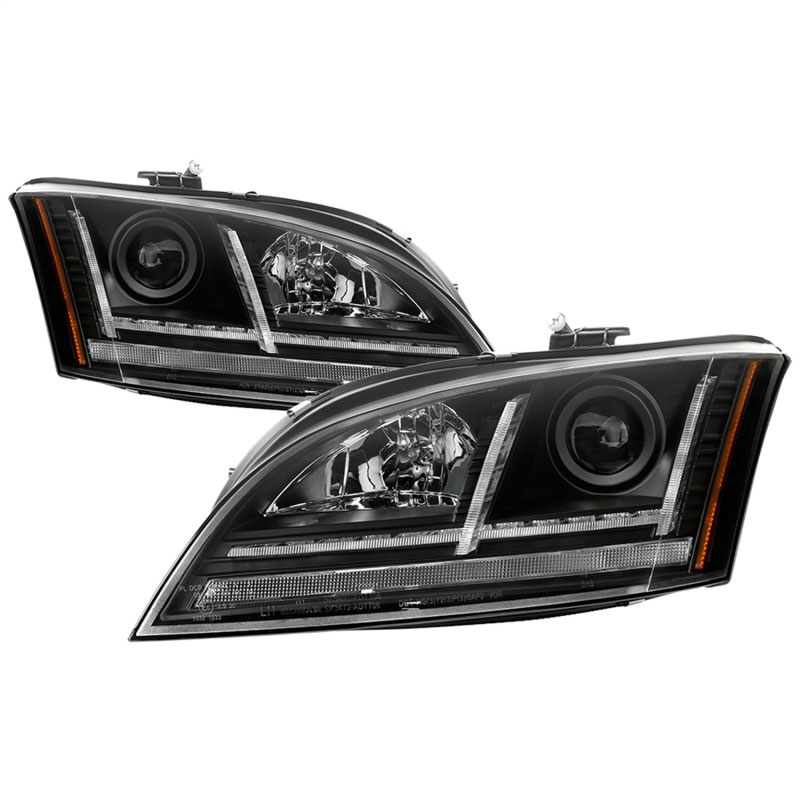 SPYDER 5085542 | Spyder 08-15 Audi TT HID Xenon Projector Headlights w/Seq Turn Signal - Blk (PRO-YD-ATT08-HID-BK); 2008-2015