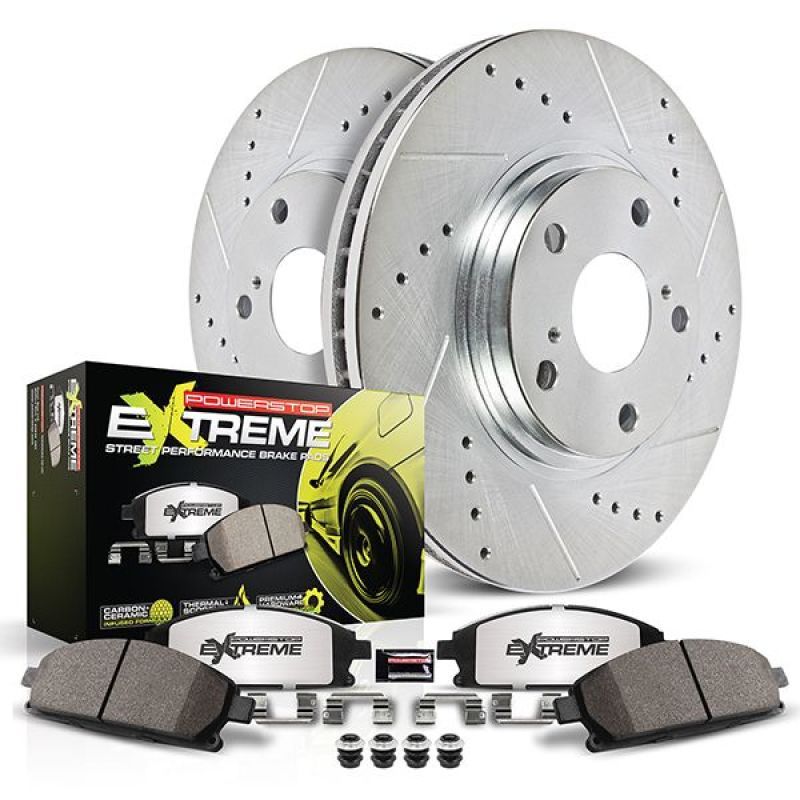 PowerStop k736026 | Power Stop 16-21 Mazda MX-5 Miata Front Z26 Street Brake Kit; 2016-2021