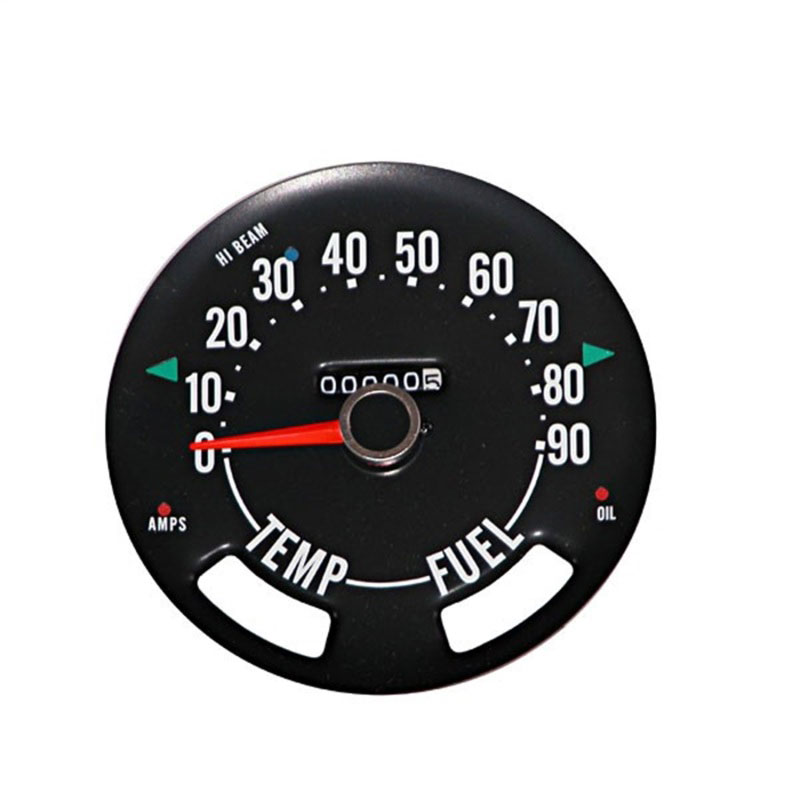 Omix 17207.01 | Speedometer Gauge 0-90 MPH 55-79 Jeep CJ Models; 1955-1990