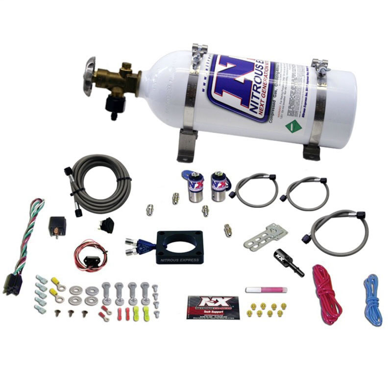 Nitrous Express 20941-05 | 13-16 Dodge Dart 1.4L Turbo Nitrous Plate Kit (35-100HP) w/5lb Bottle; 2013-2016