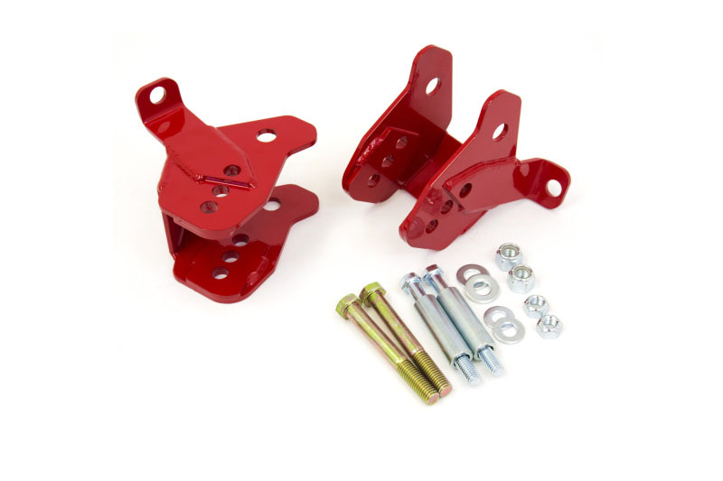 UMI Performance 4012-r | 64-72 GM A-Body Rear Control Arm Relocation Brackets - Bolt-In; 1964-1972