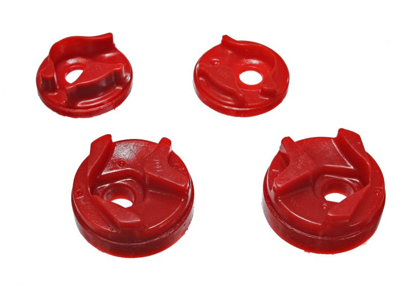 Energy Suspension 7.1112r | 02-03 Nissan Sentra/200SX Red Motor Mount Insert Set (w/ Spec V 2.5L engine manua; 2002-2003