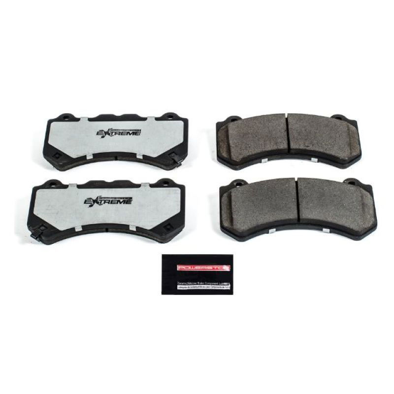 PowerStop z26-1382 | Power Stop 09-18 Nissan GT-R Front Z26 Extreme Street Brake Pads w/Hardware; 2009-2018