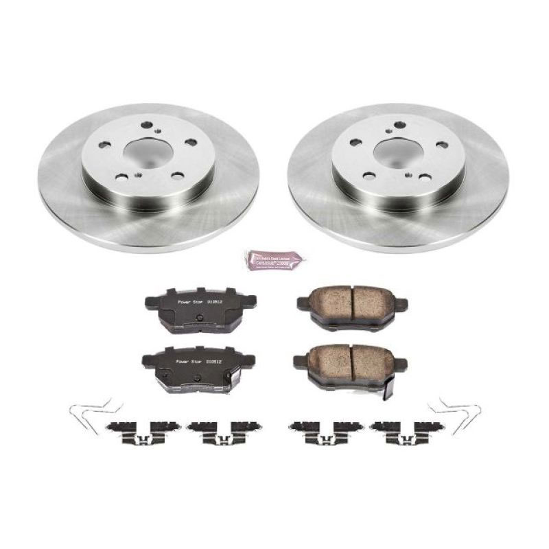 PowerStop koe7753 | Power Stop 2016 Scion iM Rear Autospecialty Brake Kit; 2016-2016