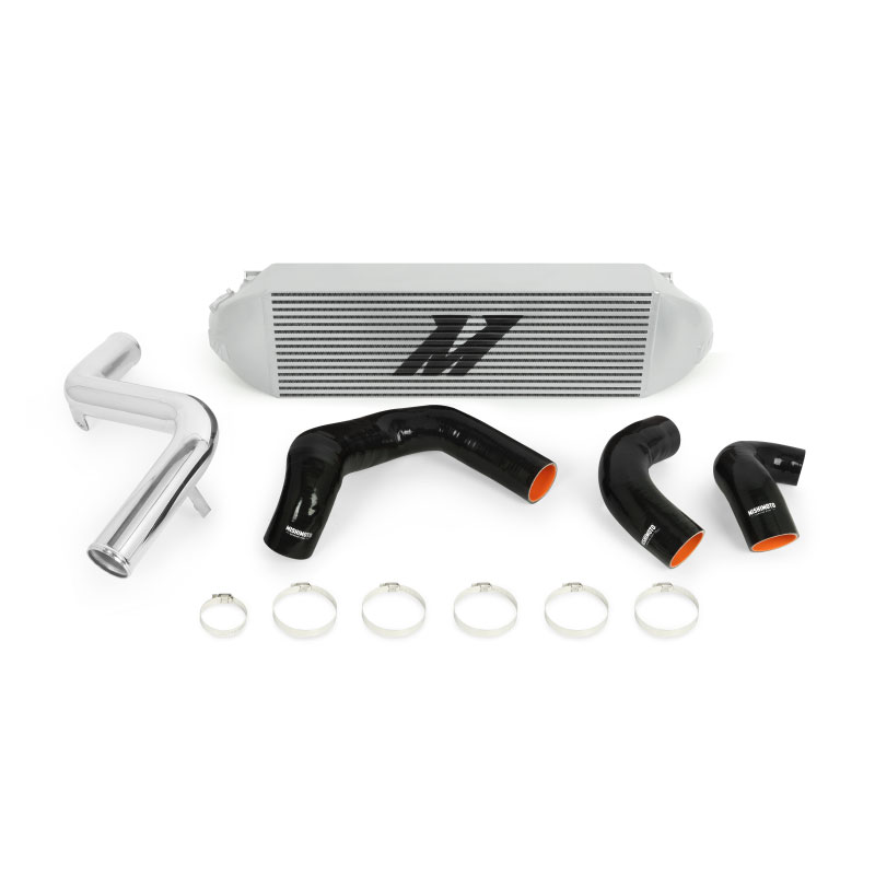 Mishimoto mmint-fost-13kpsl | 2013+ Ford Focus ST Silver Intercooler w/ Polished Pipes; 2013-2020