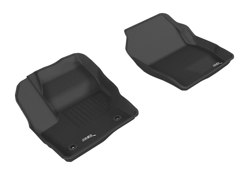 3D Maxpider l1fr10611509 | 3D MAXpider 2015-2019 Ford Escape Kagu 1st Row Floormat - Black; 2015-2019