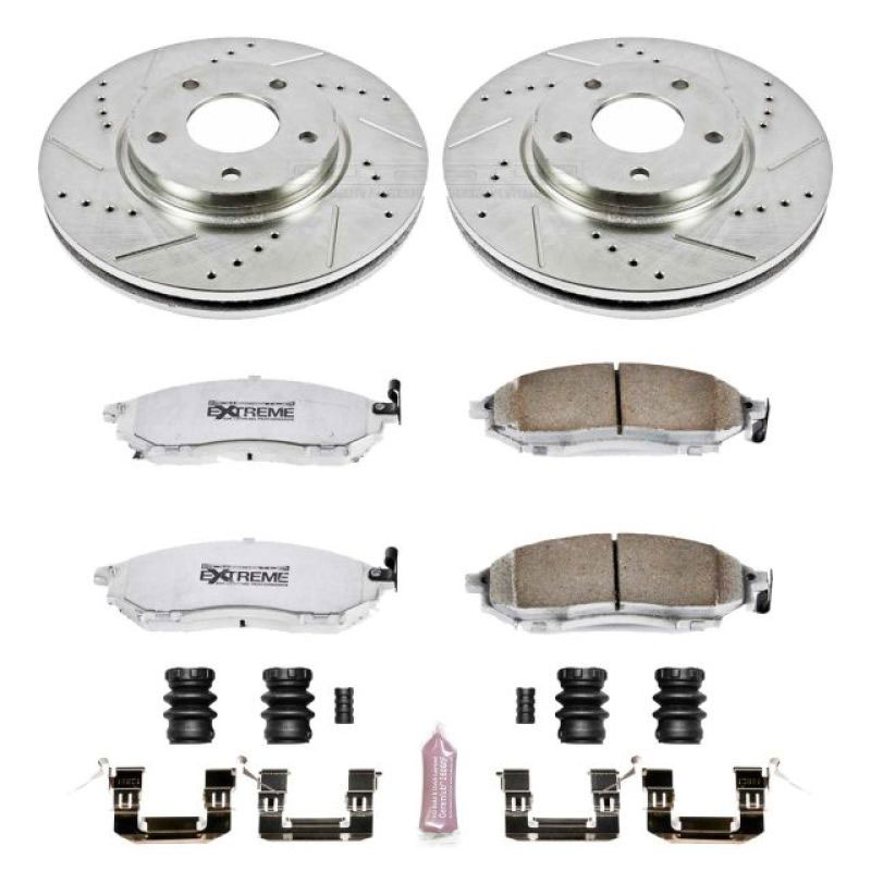 PowerStop k152-26 | Power Stop 03-04 Infiniti M45 Front Z26 Street Warrior Brake Kit; 2003-2004