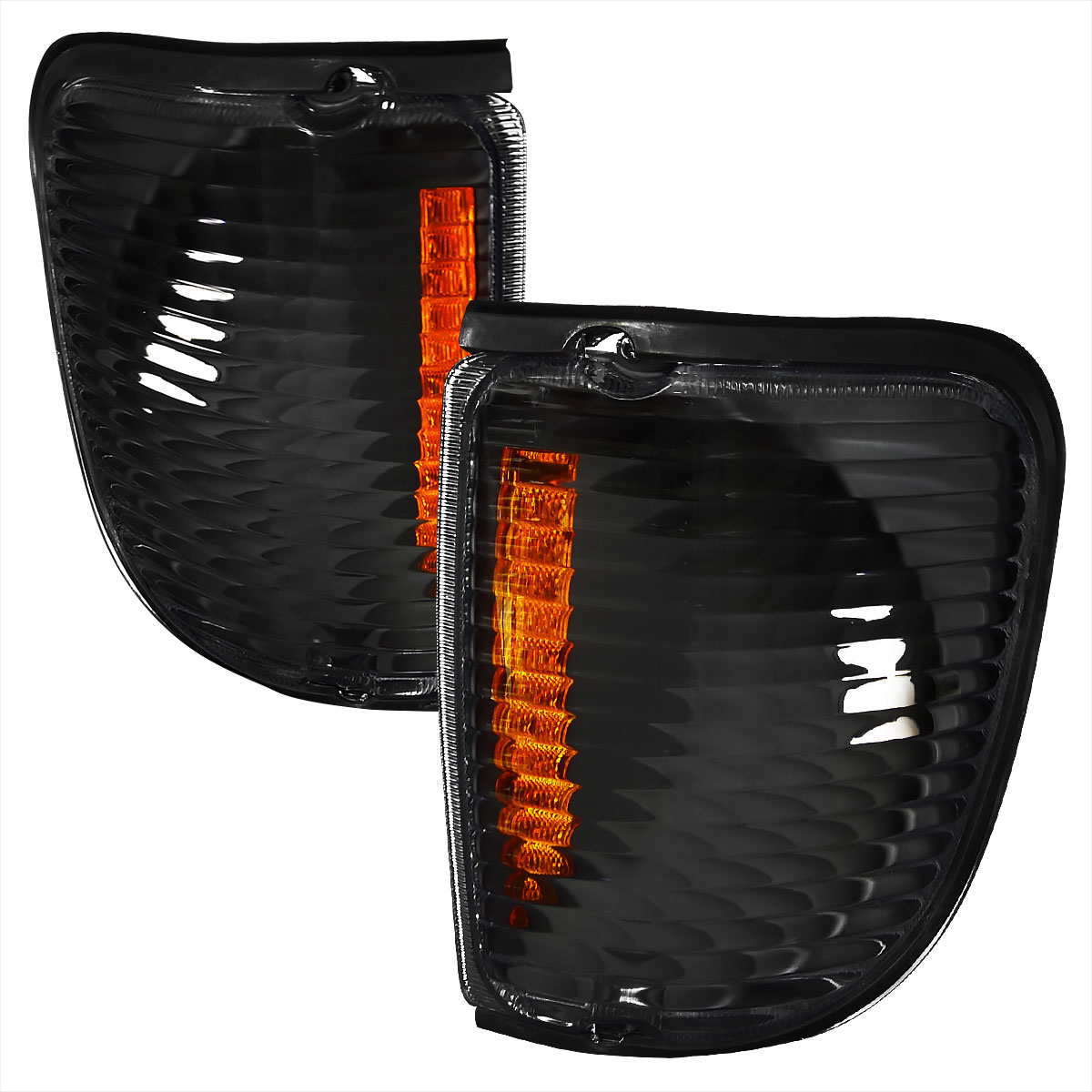 Spec-D Tuning 2lc-econ92jm-rs | SPEC-D Tuning Ford Econoline Corner Lights Black Housing; 1992-2006