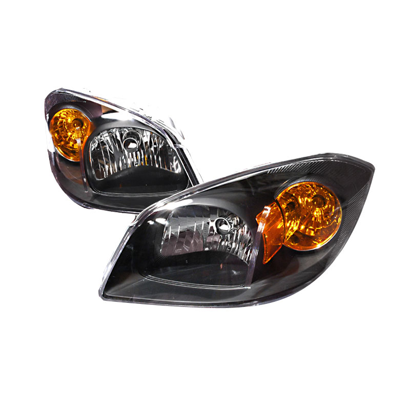 Spec-D Tuning 2LH-COB05JM-KS | Chevrolet Cobalt Crystal Housing Headlights Black; 2005-2010