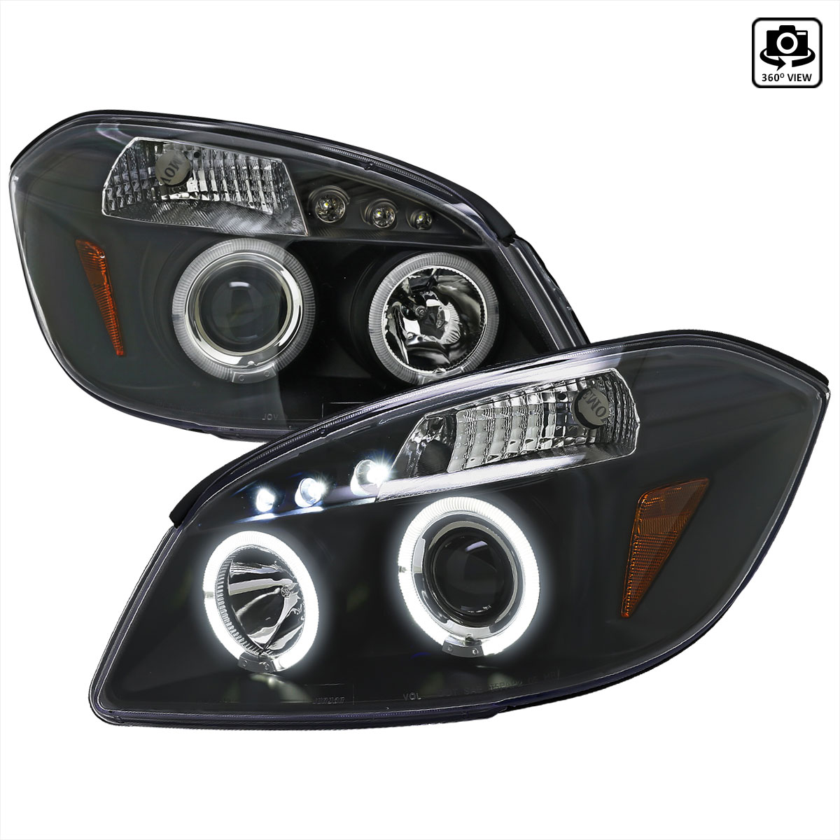 Spec-D Tuning 2LHP-COB05JM-TM | Spec-D Cobalt Halo Led Projector; 2005-2007