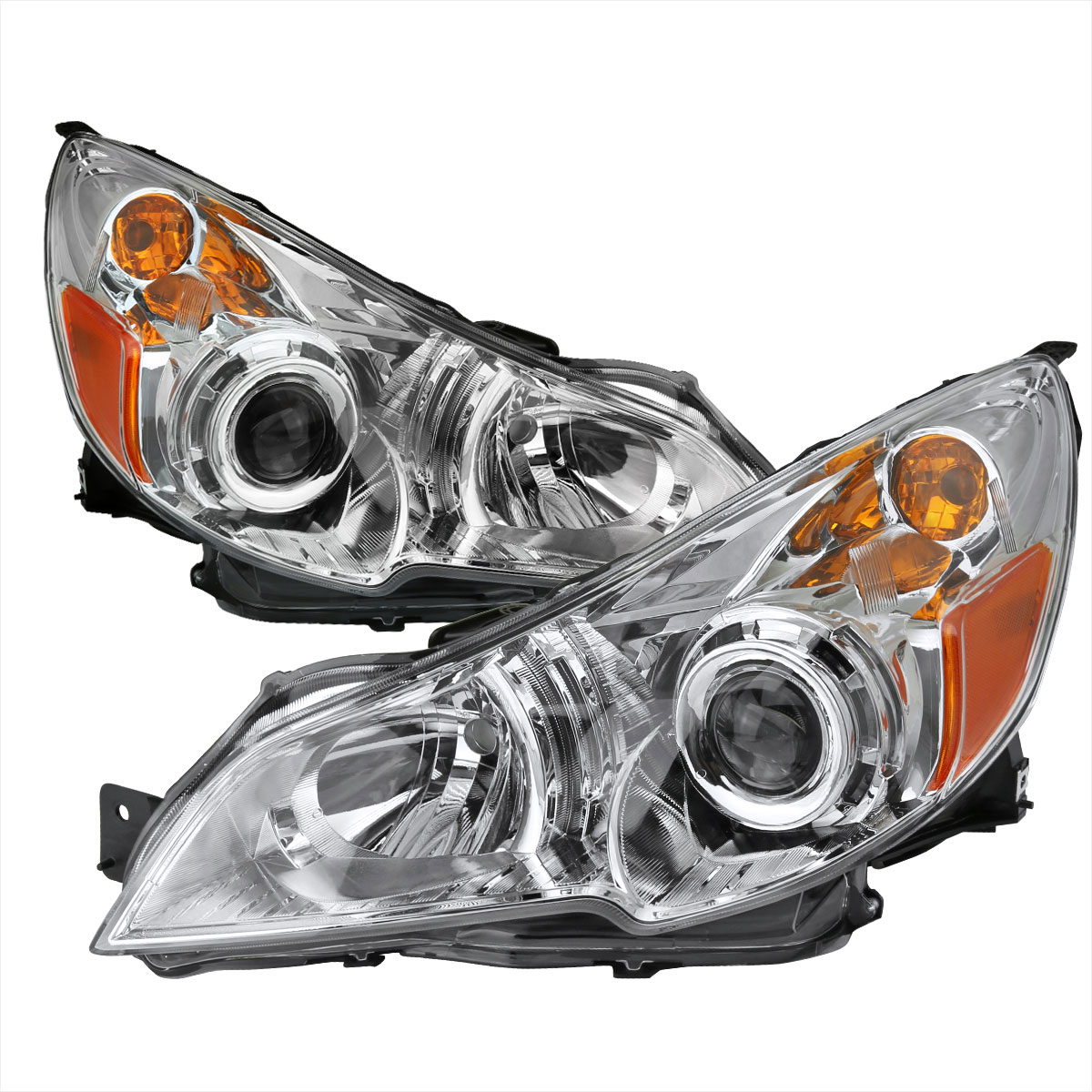 Spec-D Tuning 2lhp-lgy10-go | SPEC-D Tuning Subaru Legacy Headlights - Chrome; 2010-2012