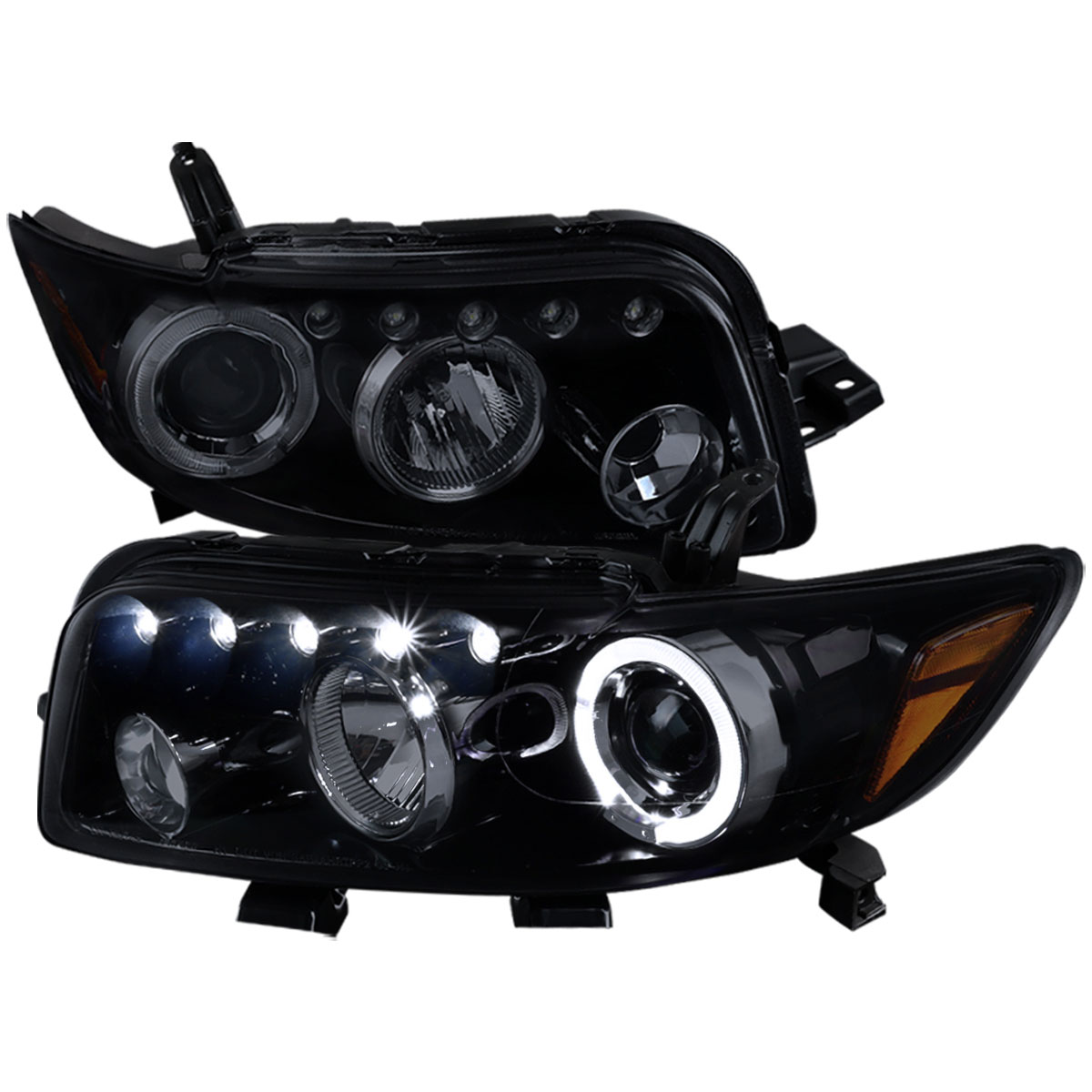 Spec-D Tuning 2lhp-xb08g-tm | SPEC-D Tuning Scion xB Halo LED Projector Smoked; 2008-2010