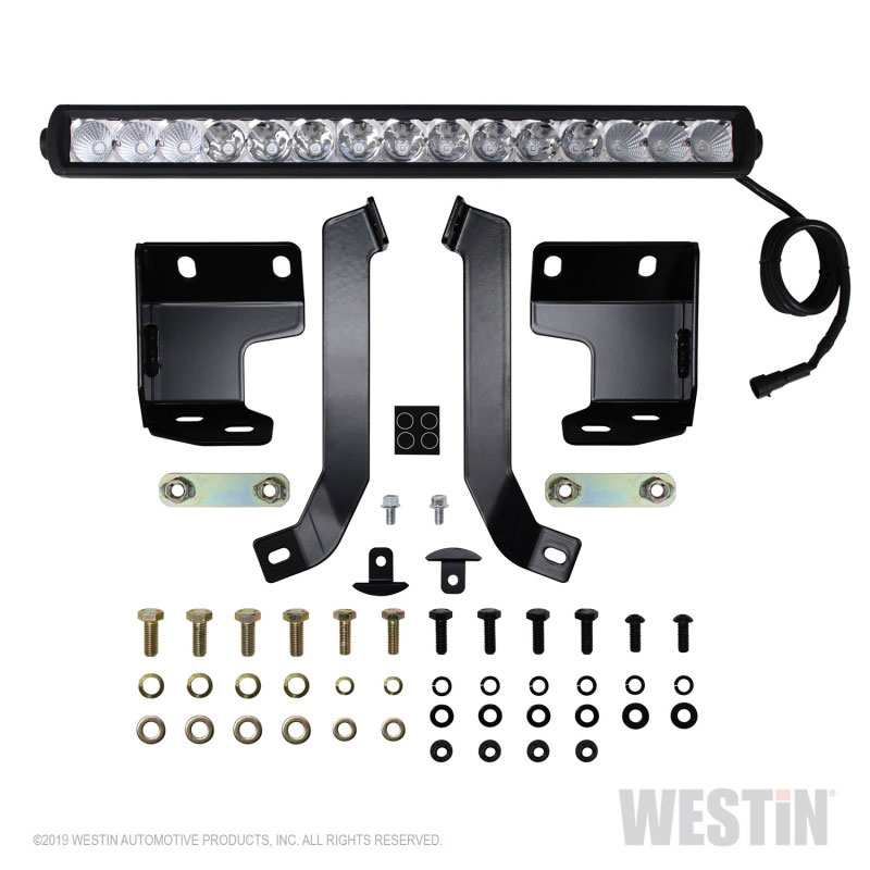 Westin 32-3985l | 19-22 Ford Ranger Ultimate LED Bull Bar - Tex. Blk; 2019-2022