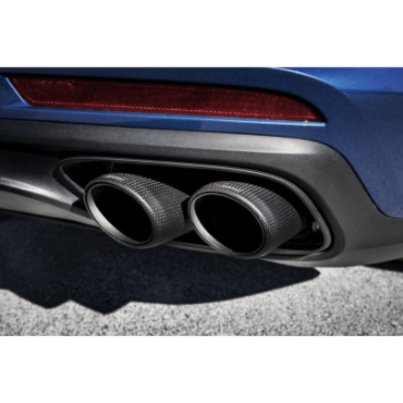 Akrapovic tp-ct/48 | 17-18 Porsche Panamera Turbo Tail Pipe Set (Carbon); 2017-2018