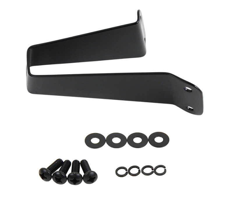 Kentrol 50460 | 76-95 Jeep Wrangler YJ Tailgate Tire Stop - Powdercoat Black; 1976-1995