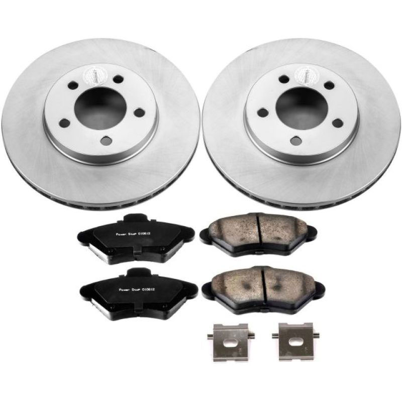 PowerStop crk1325 | Power Stop 93-97 Ford Thunderbird Front Z17 Evolution Geomet Coated Brake Kit; 1993-1997