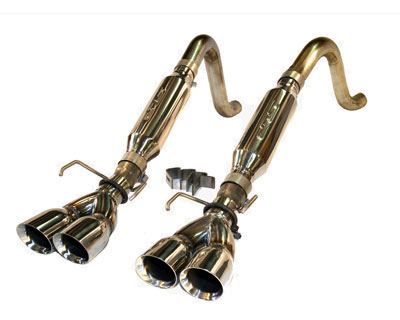 SLP 31078 | Loudmouth II Exhaust Corvette C6 Axle-Back w/ Round Tips; 2005-2008