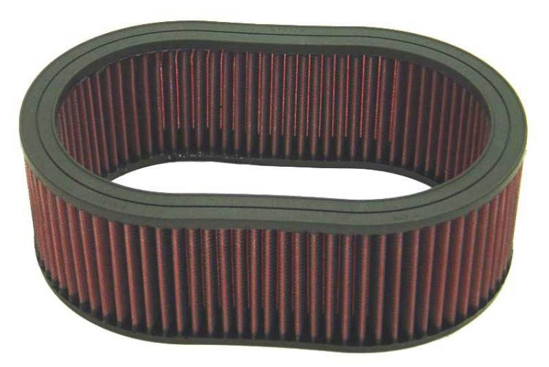 K&N Engineering e3504 | K&N Universal Custom Air Filter - Oval Shape 11.5in Outer Length / 8.125in Outer Width / 4in Height