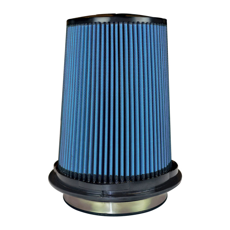 Injen x-1107-bb | SuperNano Web Dry Air Filter - 5in Flange ID / 7in Base / 7.9in Media Height / 5in Top