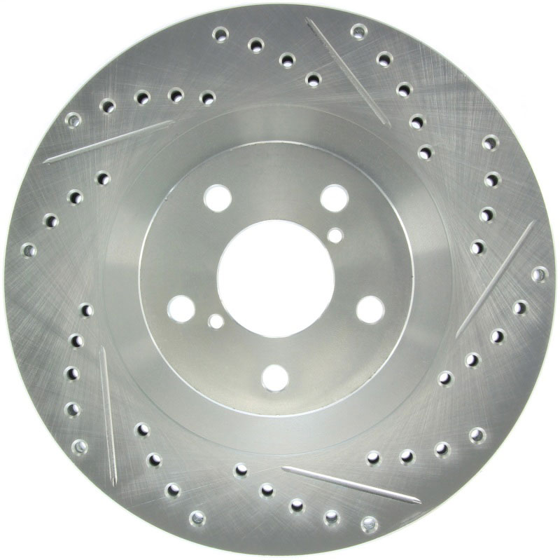 Stoptech 227.47018L | StopTech Subaru Forester Select Sport Drilled/Slotted Rotor, Front Left; 2003-2008