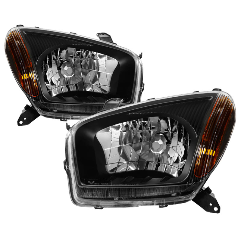 SPYDER 9035999 | xTune Toyota RAV4 2001-2003 OEM Style Headlights - Black HD-JH-TRAV4-AM-BK; 2001-2003