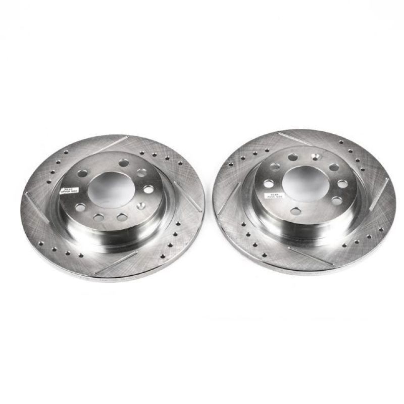 PowerStop ar82109xpr | Power Stop 06-09 Pontiac Solstice Rear Evolution Drilled & Slotted Rotors - Pair; 2006-2009