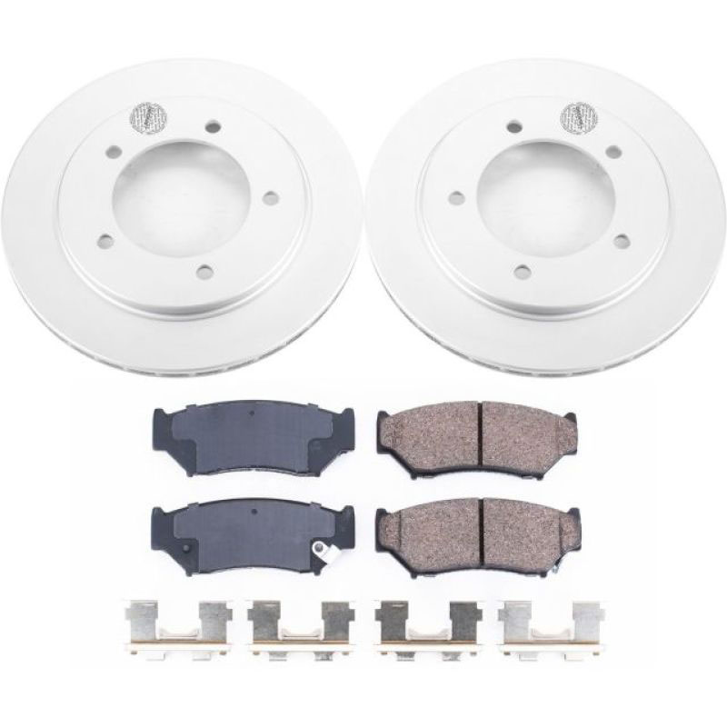 PowerStop crk5014 | Power Stop 00-04 Chevrolet Tracker Front Z17 Evolution Geomet Coated Brake Kit; 2000-2004