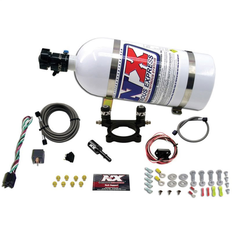 Nitrous Express 20960-10 | 2013+ Subaru BRZ Nitrous Plate Kit (35-100HP) w/10lb Bottle; 2013-2023