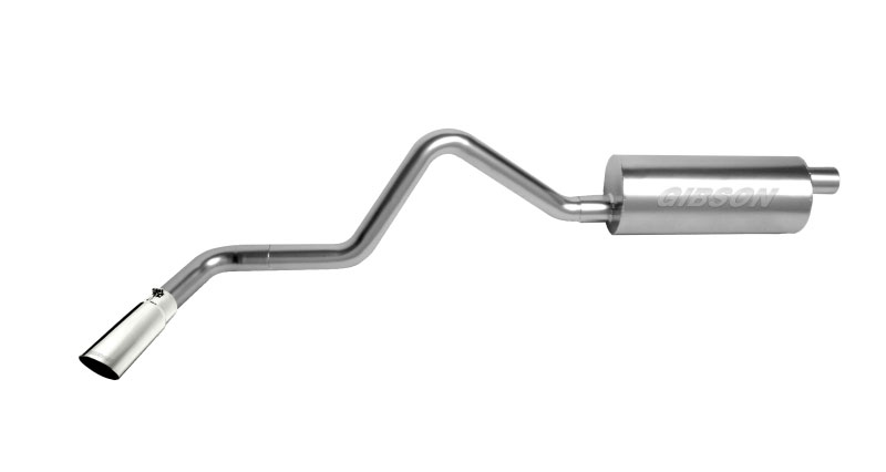 Gibson 319675 | 87-93 Ford Bronco Custom 5.0L 5.8L 3in Cat-Back Single Exhaust - Aluminized; 1987-1993