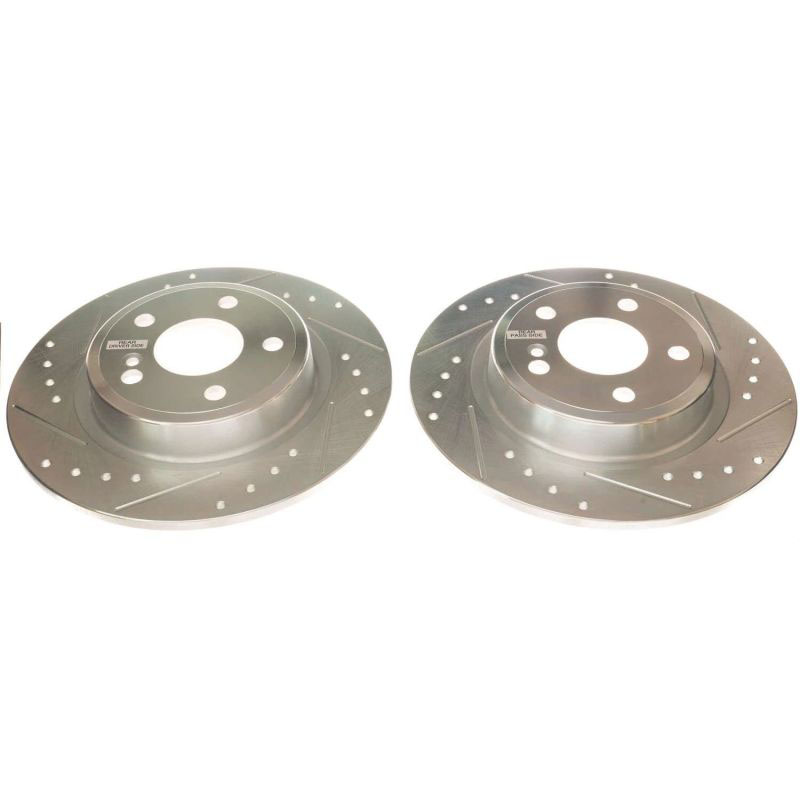 PowerStop ebr1488xpr | Power Stop 17-19 Infiniti QX30 Rear Evolution Drilled & Slotted Rotors - Pair