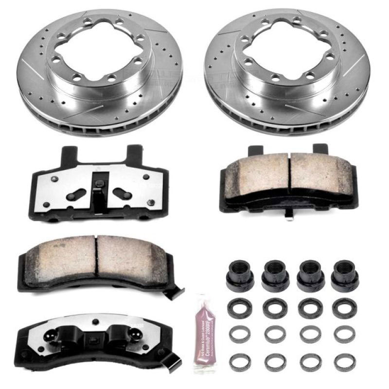 PowerStop k1524-36 | Power Stop 94-99 Chevrolet K1500 Suburban Front Z36 Truck & Tow Brake Kit; 1994-1999