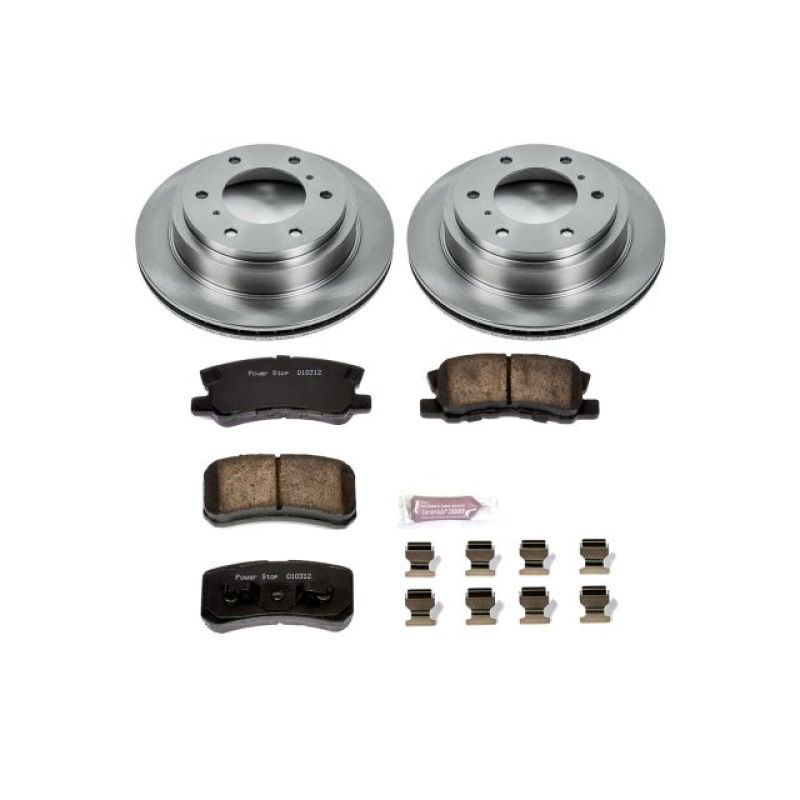 PowerStop koe3119 | Power Stop 01-06 Mitsubishi Montero Rear Autospecialty Brake Kit; 2001-2006